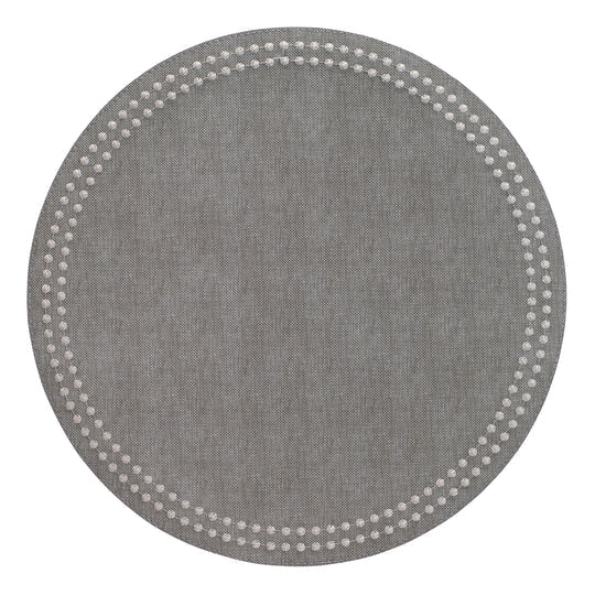 Round Pearl Placemats (Set of 4, Available in 8 Colors)