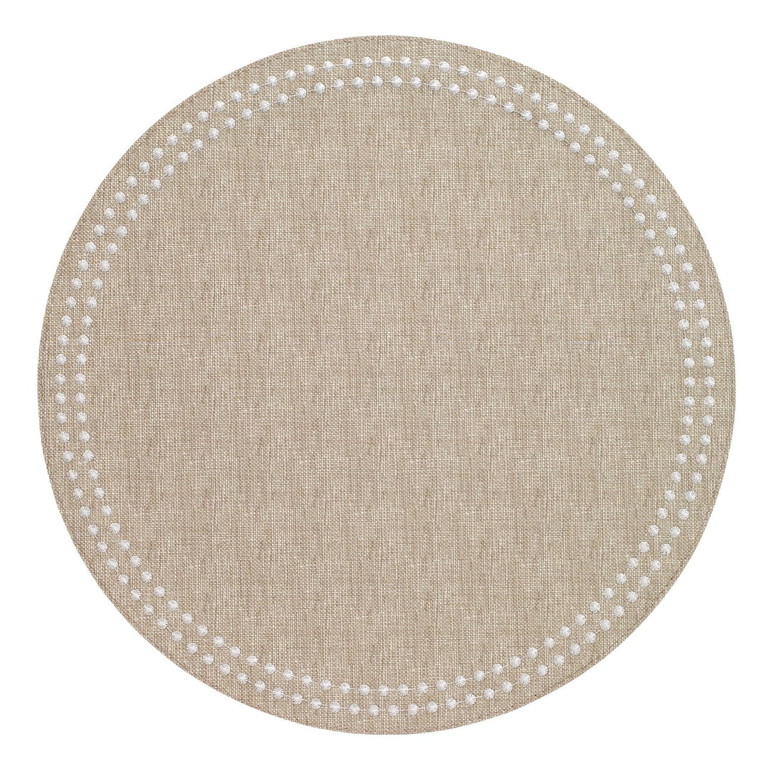 Round Pearl Placemats (Set of 4, Available in 8 Colors)