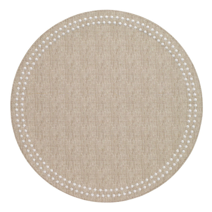 Round Pearl Placemats (Set of 4, Available in 8 Colors)