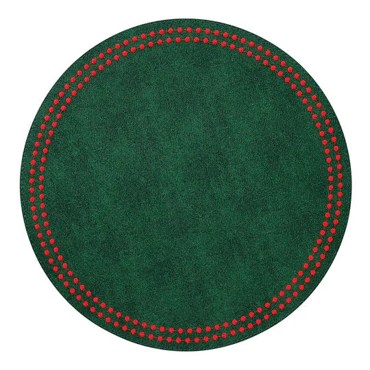 Round Pearl Placemats (Set of 4, Available in 8 Colors)