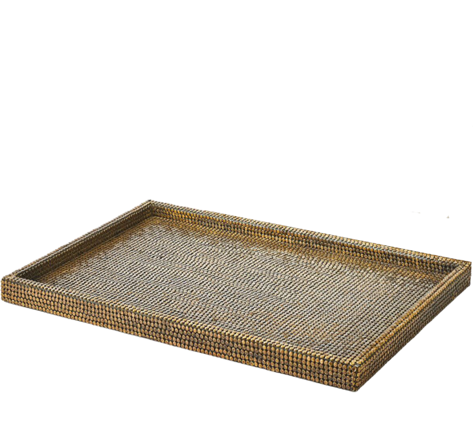 Lames Tray Aged Brass - Small