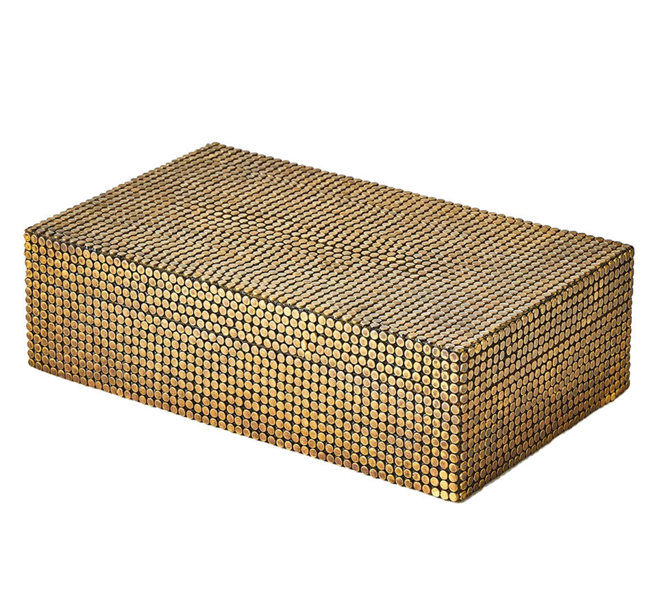 Lames Box-Aged Brass Medium