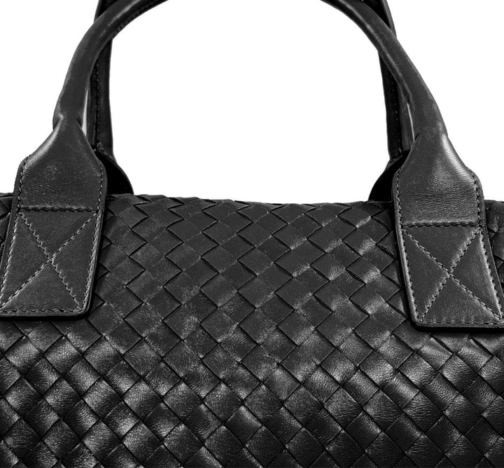 Sera Italian Leather Large 3 Section Pouch Satchel Bag