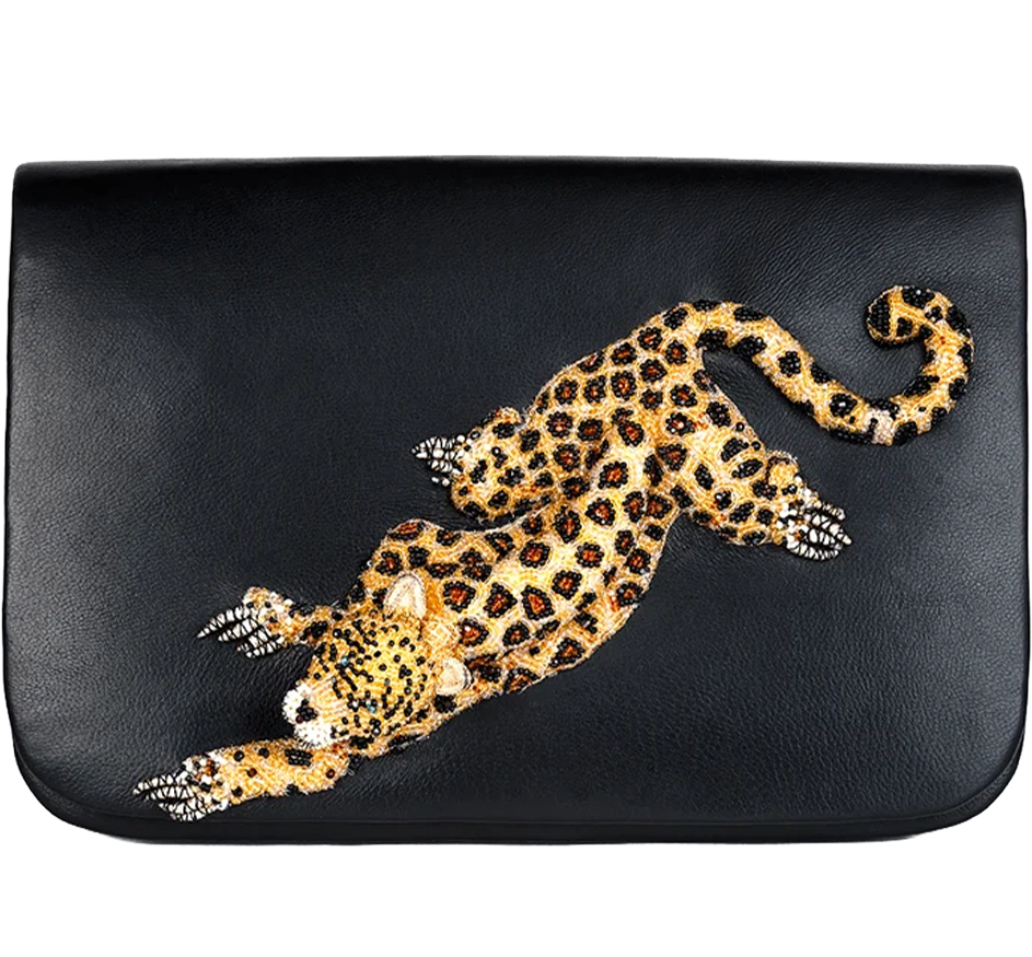 Leopard Clutch Handbag