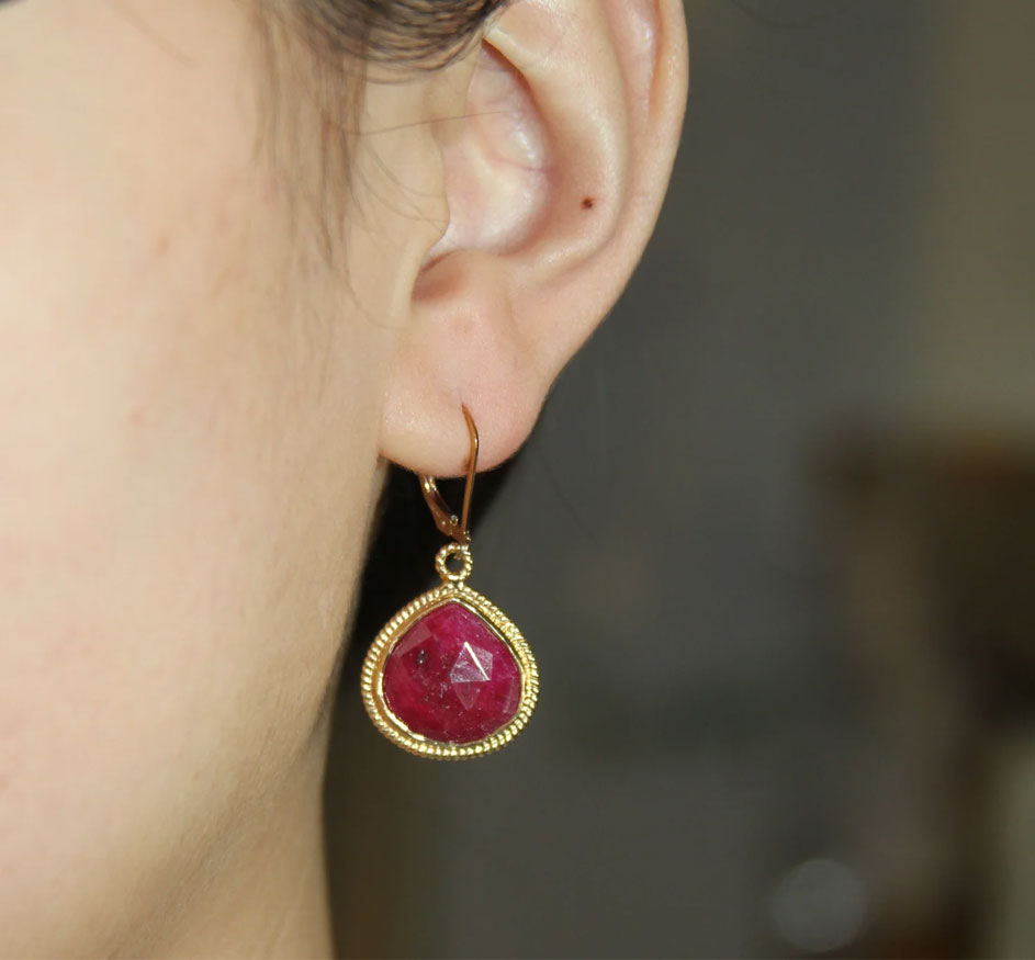 Love Ruby Earrings