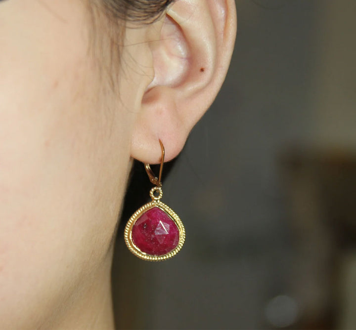 Love Ruby Earrings