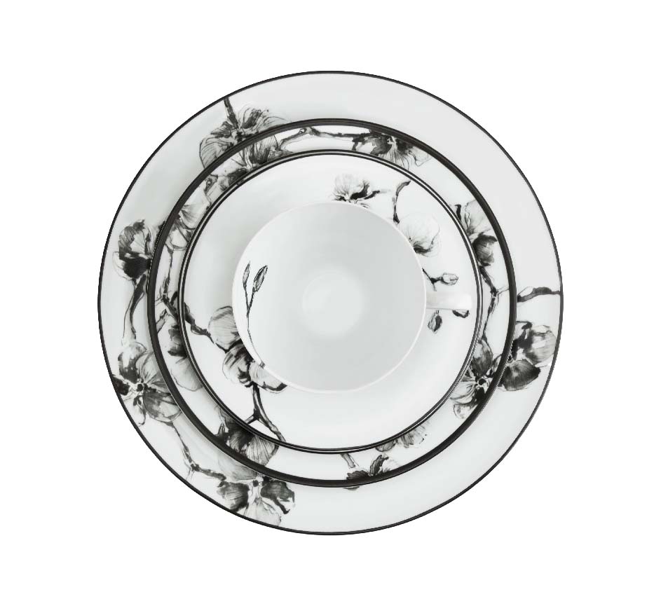 Black Orchid Dinnerware Collection