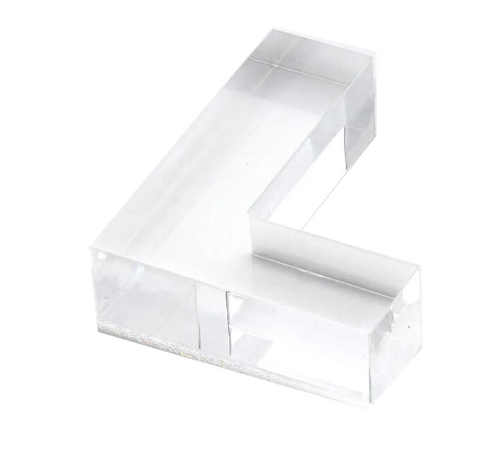 Clear Acrylic Letter Paperweight