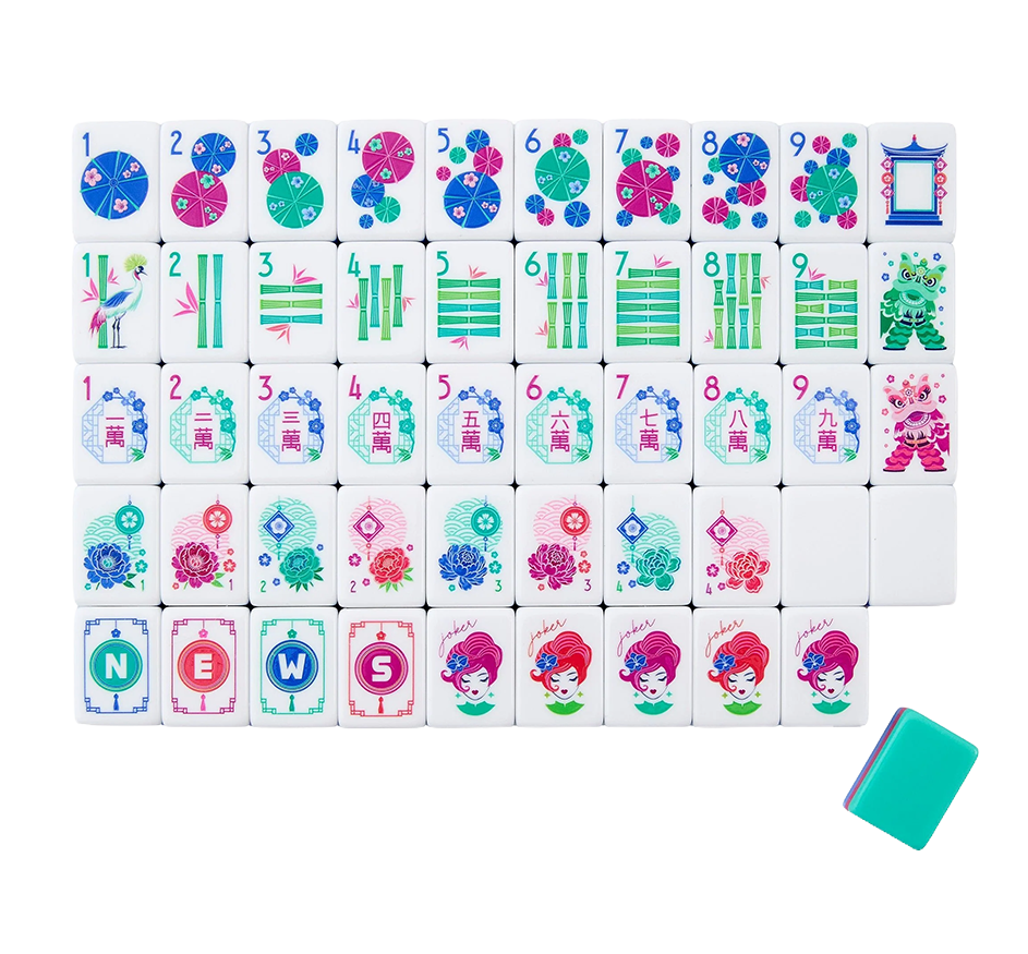 Mahjong Tiles - Seabreeze