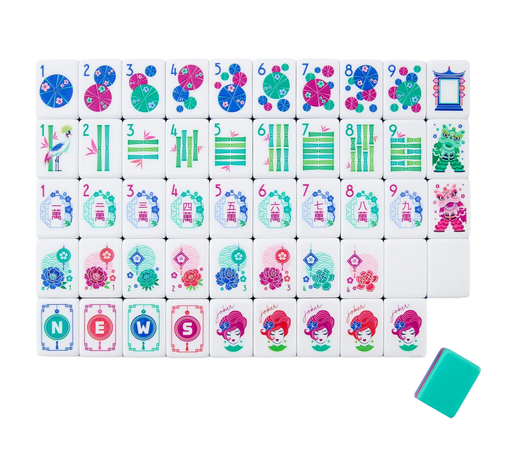 Mahjong Tiles - Seabreeze