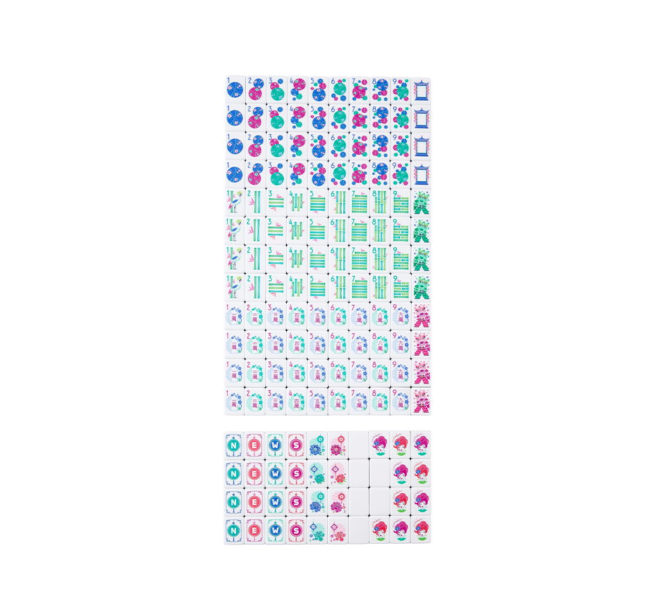 Mahjong Tiles - Seabreeze