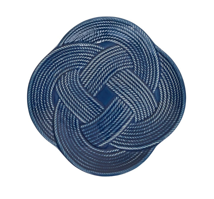 Le Panier Mystic Knot Dessert/Salad Plate in Denim