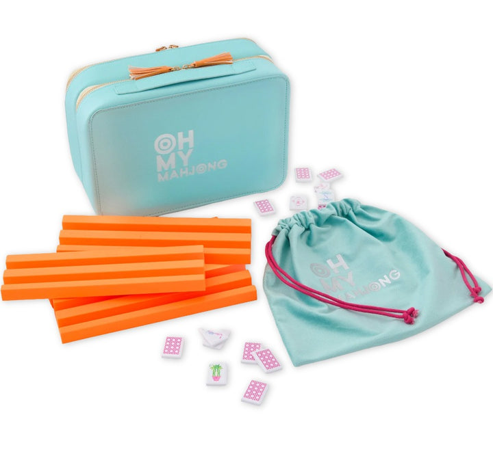 Travel Mahjong Tiles - Poppy