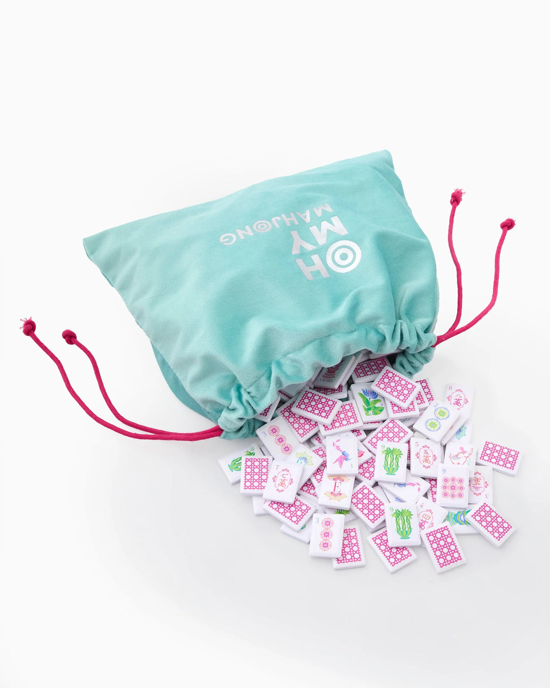 Travel Mahjong Tiles - Poppy