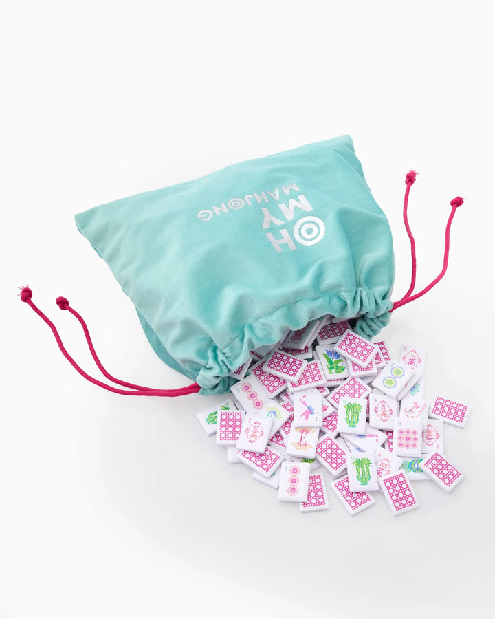 Travel Mahjong Tiles - Poppy