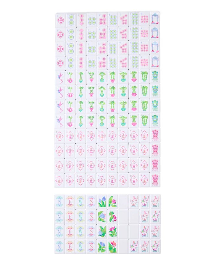 Travel Mahjong Tiles - Poppy