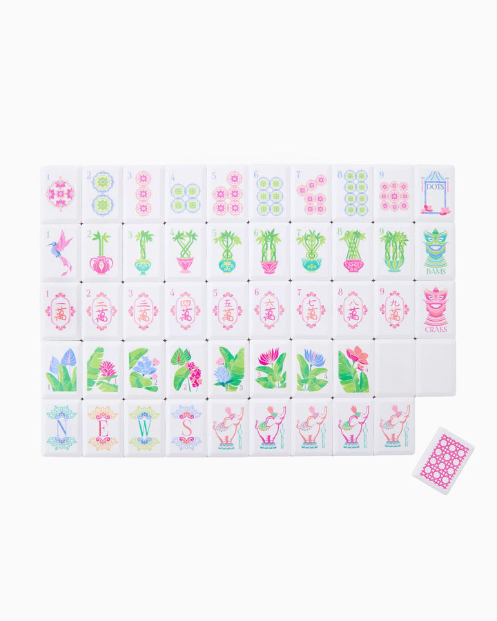 Travel Mahjong Tiles - Poppy