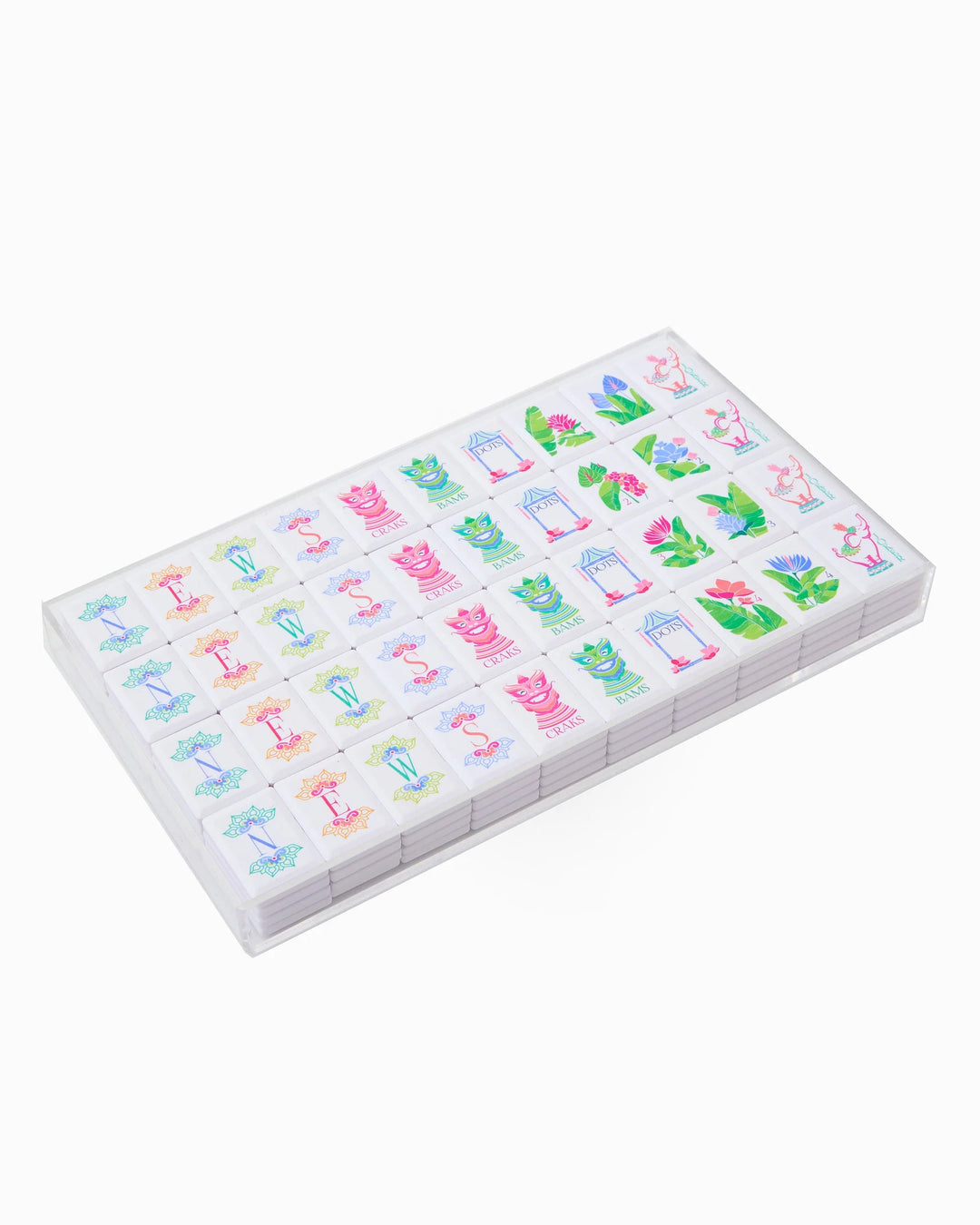 Travel Mahjong Tiles - Poppy