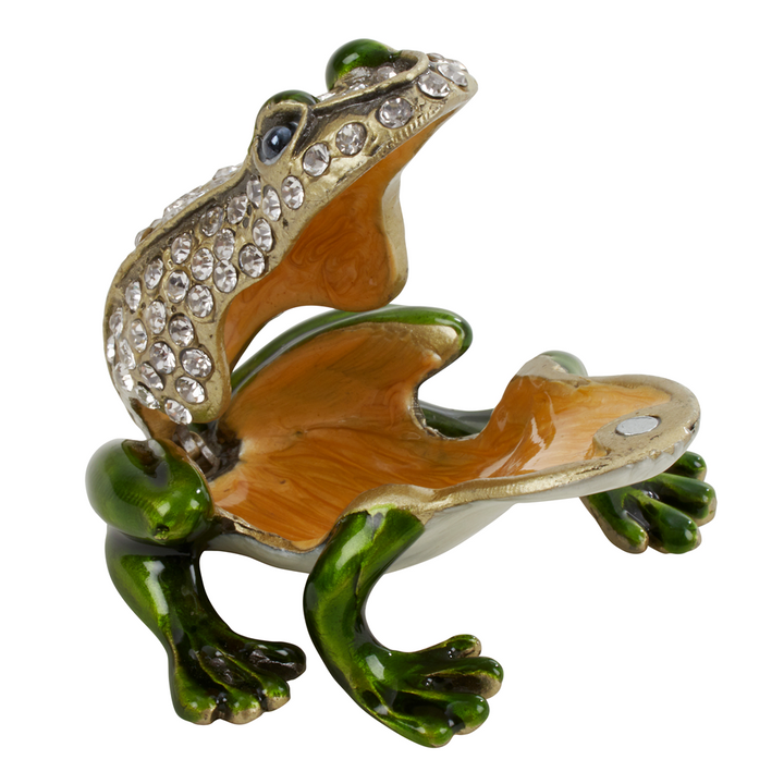 Frog Box in Pewter
