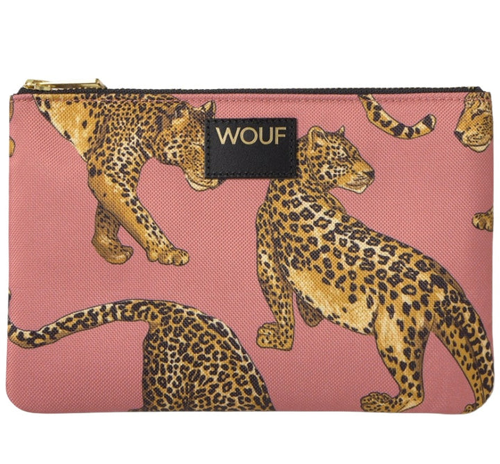 Blush Leopard Pouch