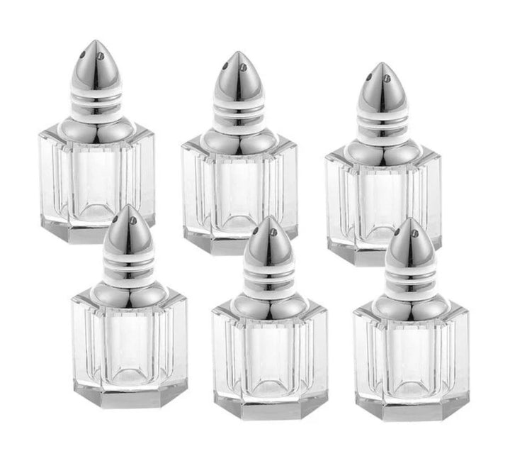 Mini Alana Salt & Pepper in Platinum (Set of 6)