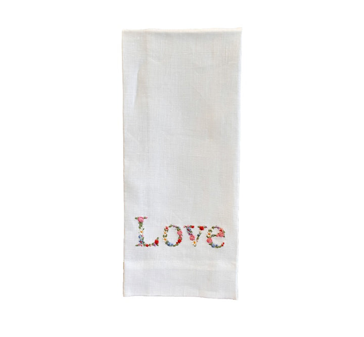 Floral Love Linen Towel