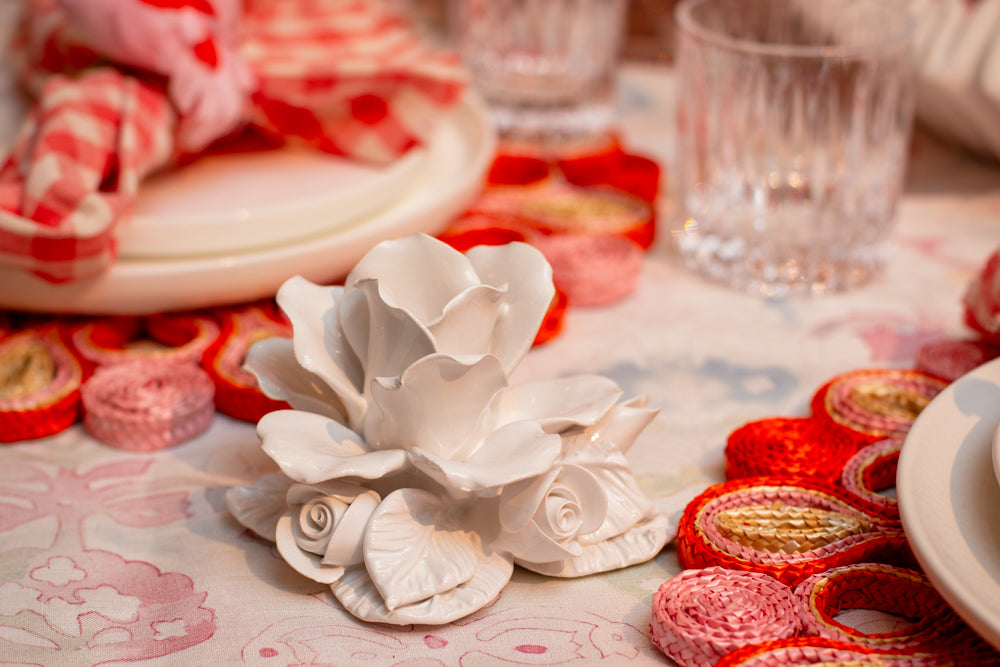 Scavo Rose Petal Candle Holder