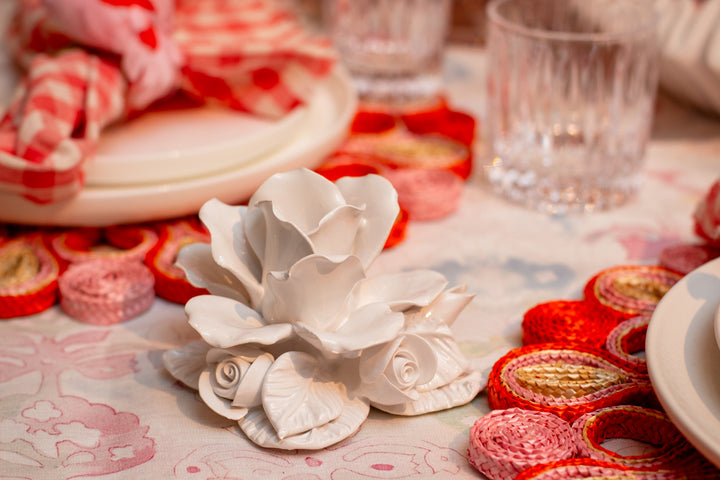 Scavo Rose Petal Candle Holder