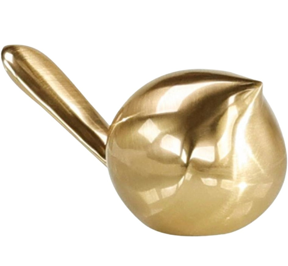 Brass Chickadee Sculpture