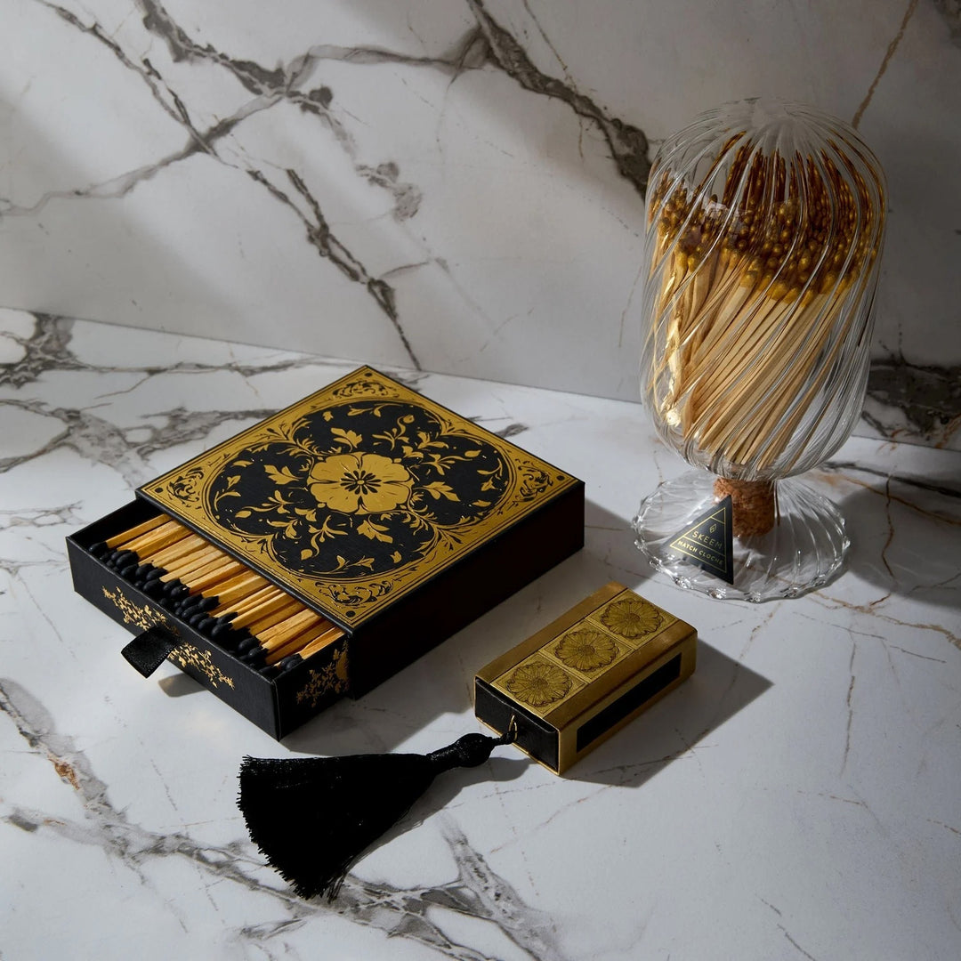 Gilded Brass Matchbox (2 Colors Available)