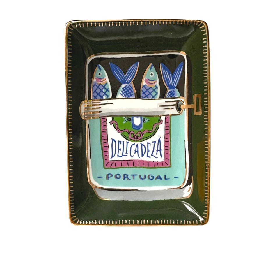 Sardines Porcelain Trinket/Dice Dish