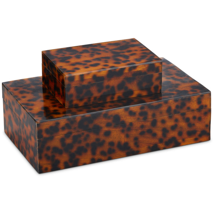 Faux Tortoise Box (2 Sizes Available)