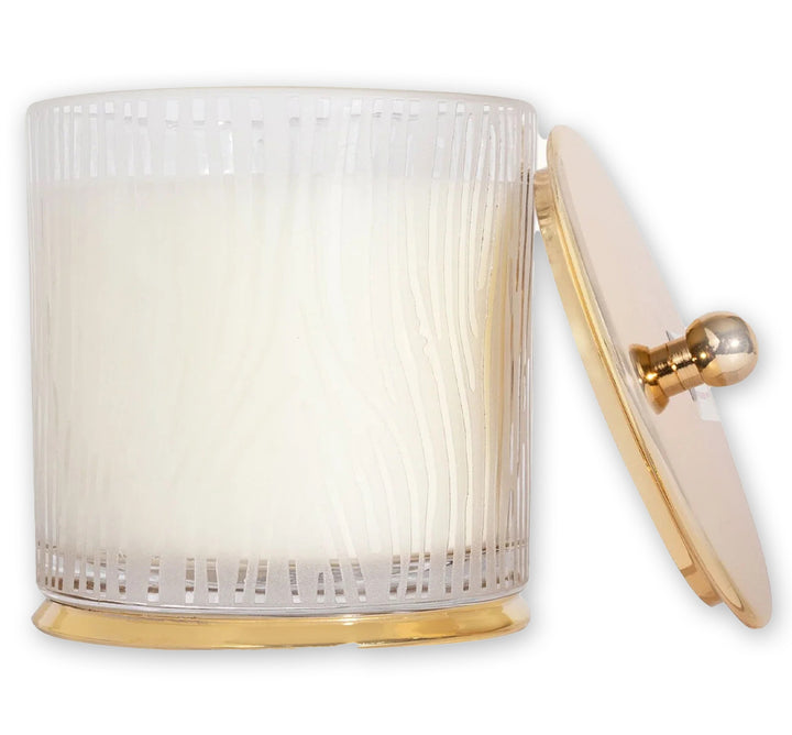 Frasier Fir Gilded, Frosted Wood Grain Candle – Large
