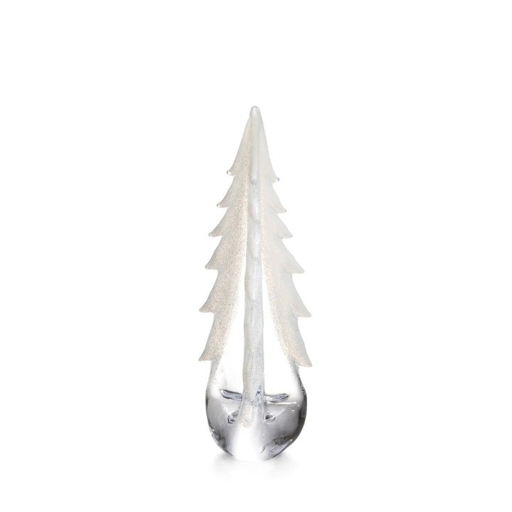 Glass Snowy Evergreen (Available in 4 Sizes)