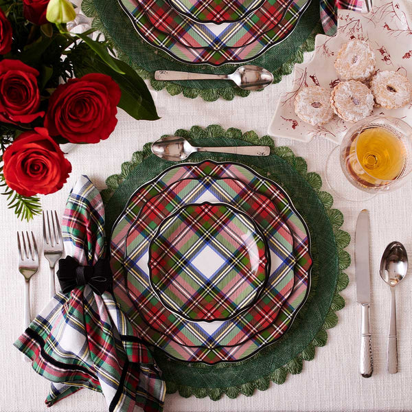 Stewart Tartan Dinner Plate