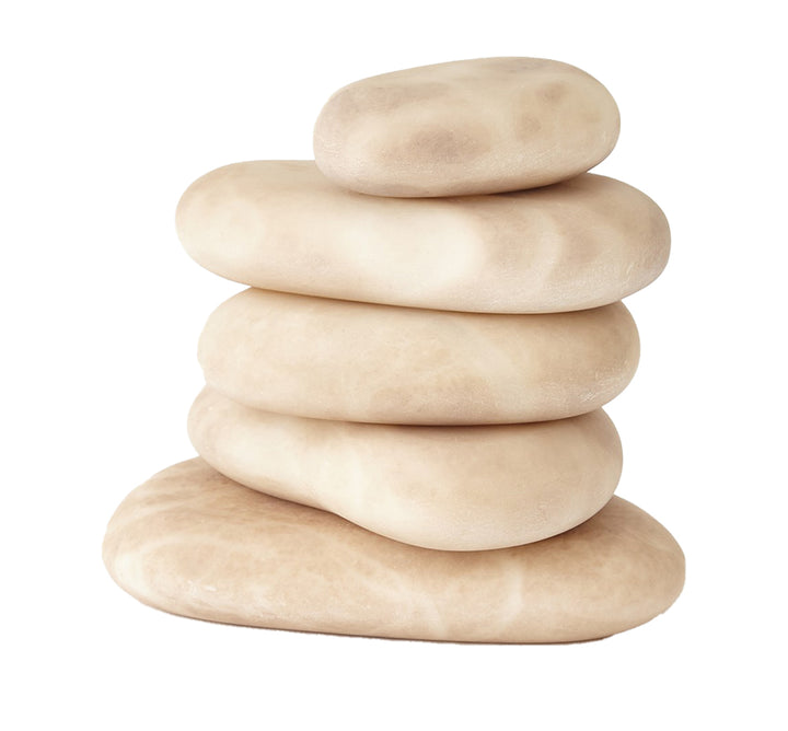 Alabaster River Rocks (Set of 5)