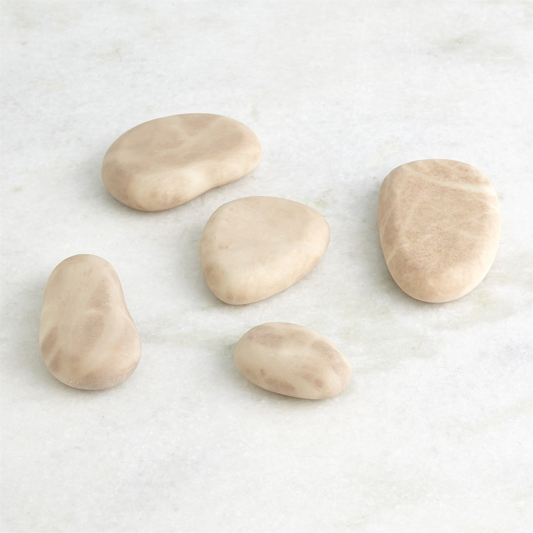 Alabaster River Rocks (Set of 5)