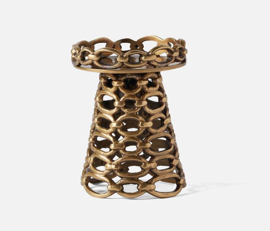 Julius Candle Holder in Brass (2 Sizes Available)