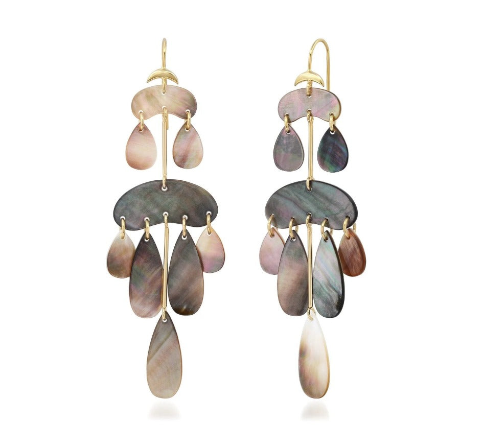 Mother of Pearl Chandelier Earrings