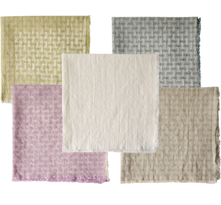 Lattice Fringe Napkin (5 Colors Available)