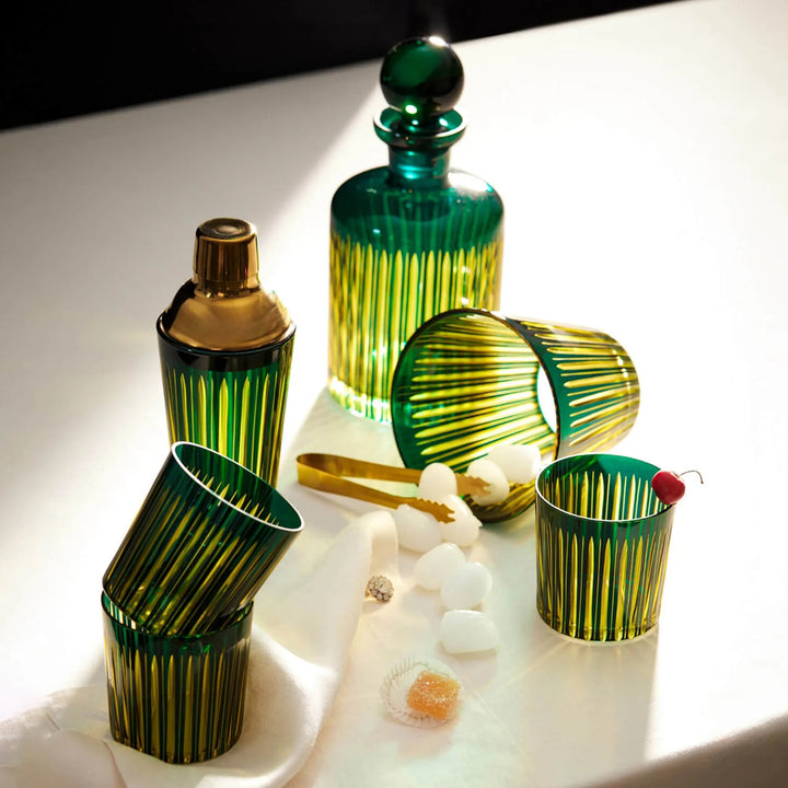 Prism Ice Bucket & Tongs (Available in 3 Colors)