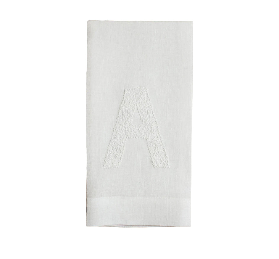 Twig Monogrammed Guest Towel (3 Colors Available)