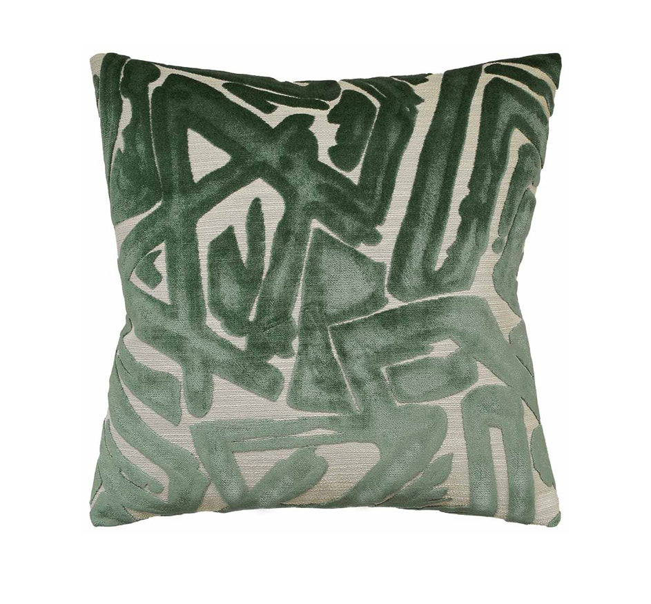 Depiction Pillow in Pine (Available in 2 Sizes)