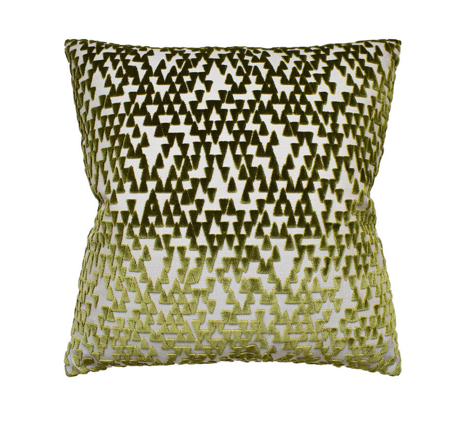 Points of View Pillow in Artichoke (Available in 2 Sizes)