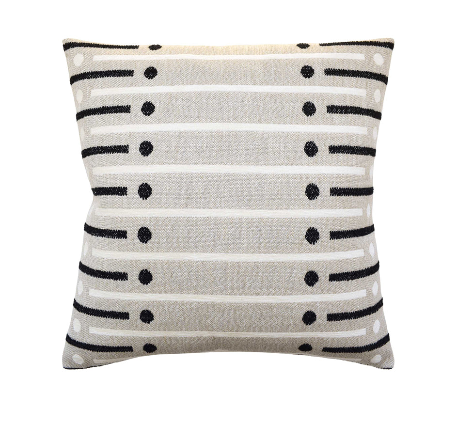 Serapo Rustic Weave Pillow in Ivory (Available in 2 Sizes)