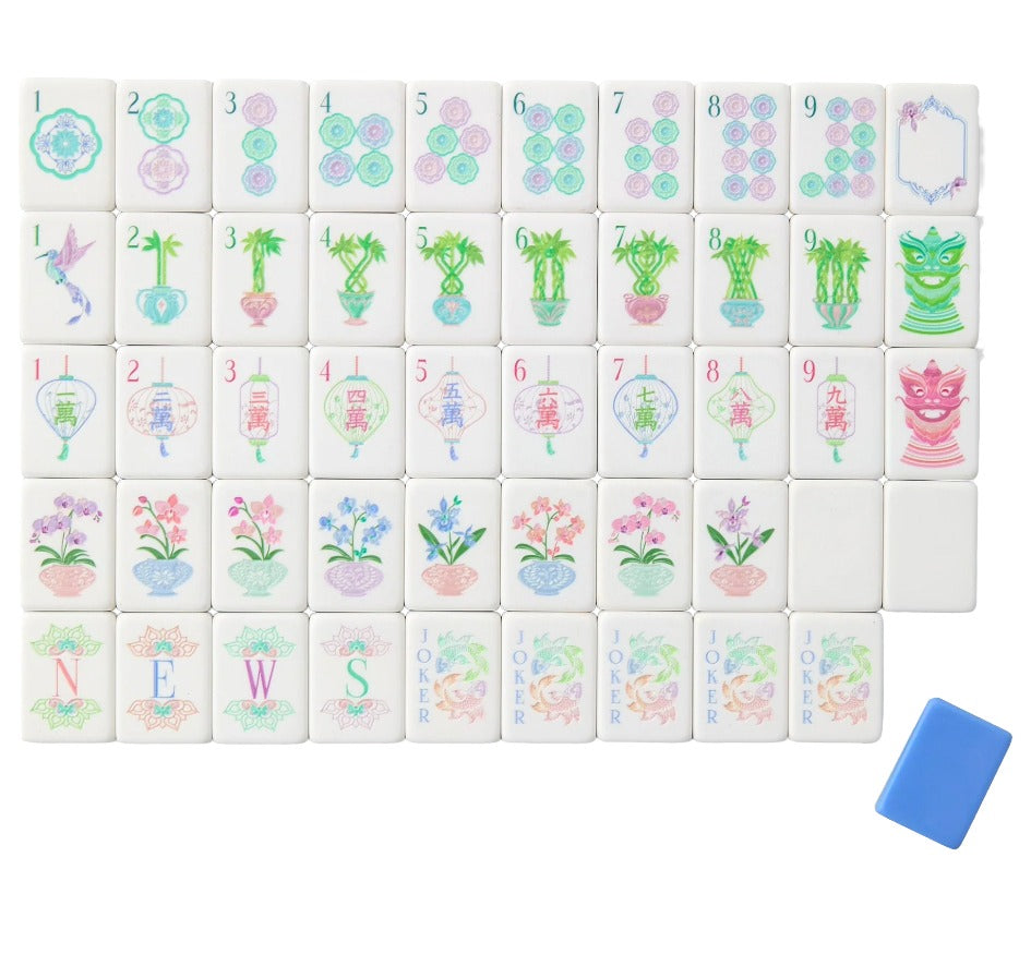 Mahjong Tiles - Moonlight