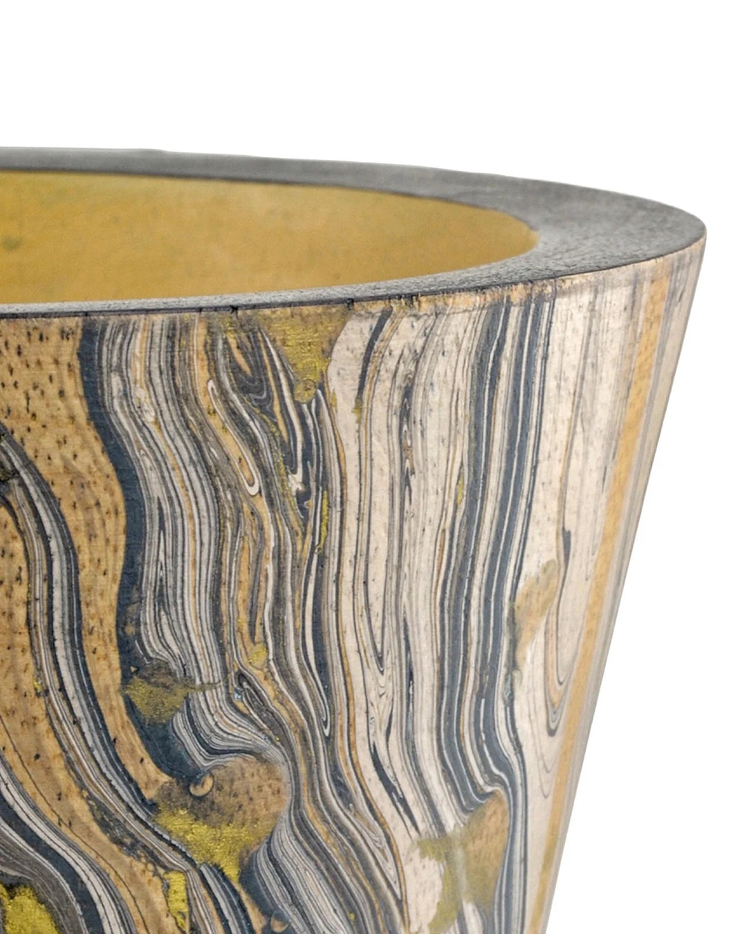 Marbleized Round Vase