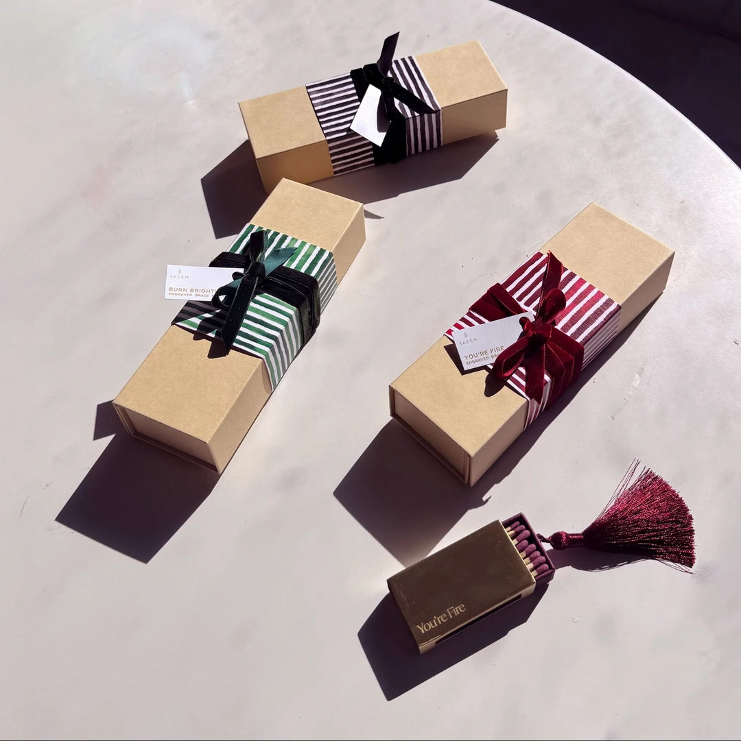 Merriment Brass Matchbox (2 Colors Available)