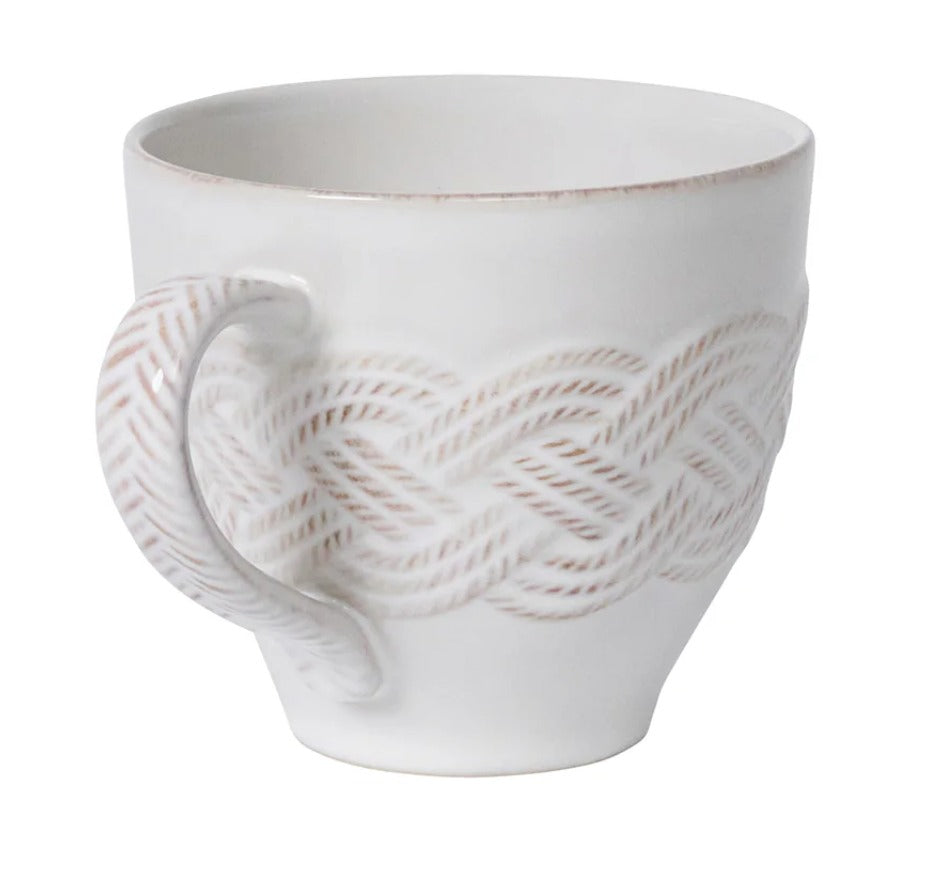 Le Panier Mystic Knot Mug in Whitewash