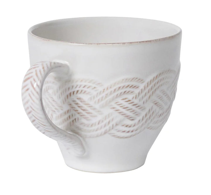 Le Panier Mystic Knot Mug in Whitewash